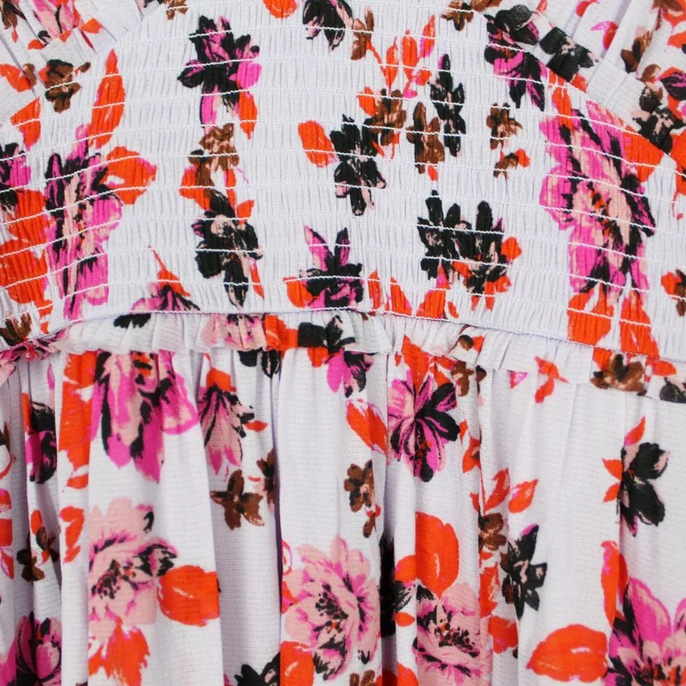 NWT Diane von Furstenberg Flutter Sleeve Dress– Floral Midi for Wedding / Brunch - Picture 9 of 11